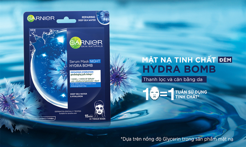 Mặt Nạ Garnier Hoa Thanh Cúc Nước Biển Sâu 28g