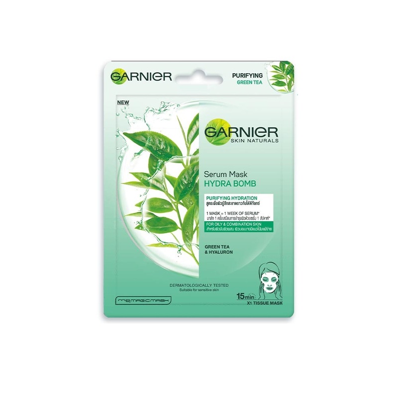 Mặt Nạ Garnier Cấp Ẩm Trà Xanh 28g