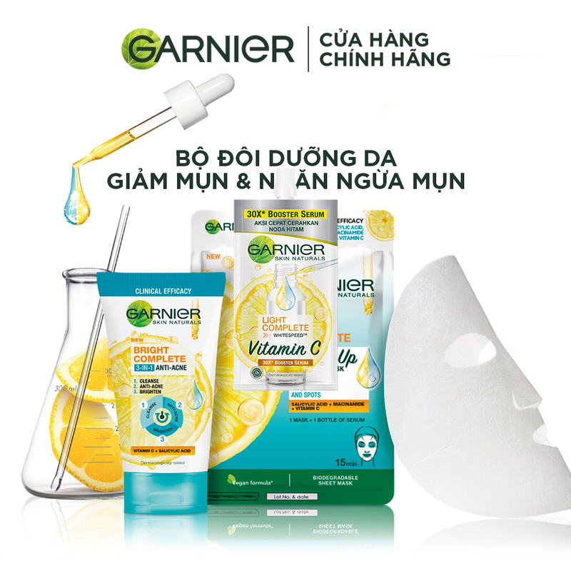 Mặt Nạ Garnier Ngăn Mụn 23g