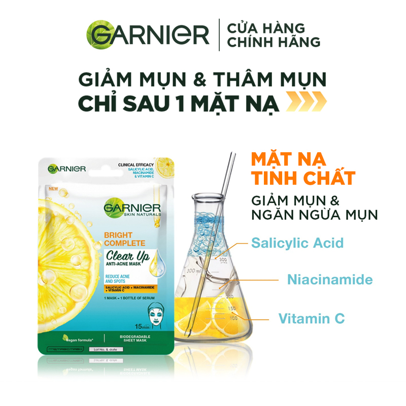 Mặt Nạ Garnier Ngăn Mụn 23g