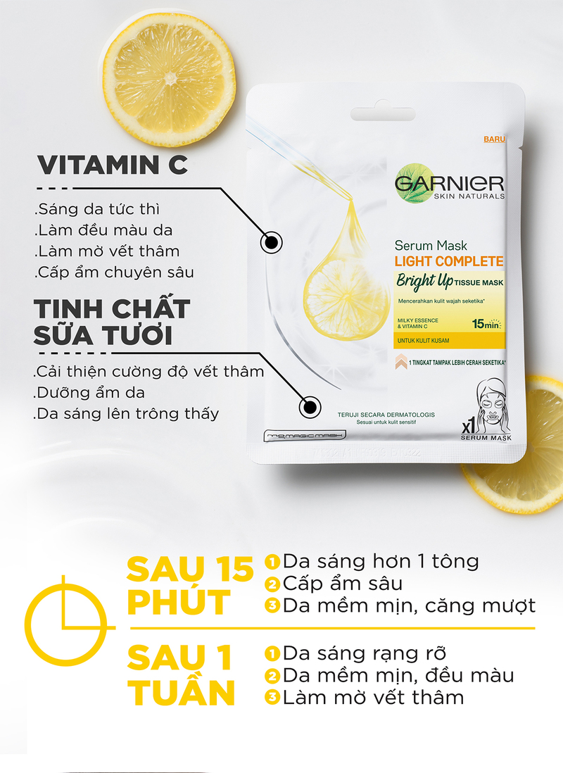 Mặt Nạ Garnier Sáng Da 28g