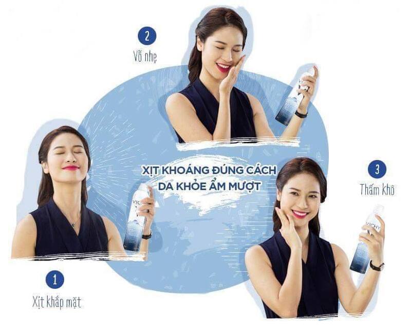 Xịt khoáng Vichy Cấp Ẩm, Làm Dịu Da 150ml