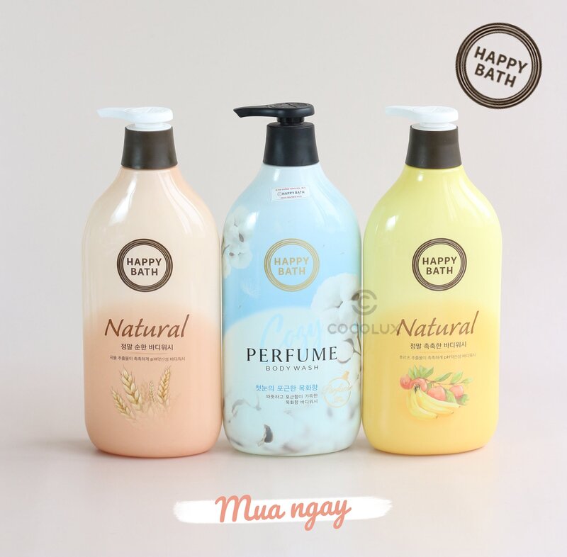 Sữa Tắm Happy Bath Lúa Mạch 900g