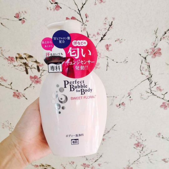 Sữa Tắm Senka Perfect Bubble For Body Sweet Floral 500ml