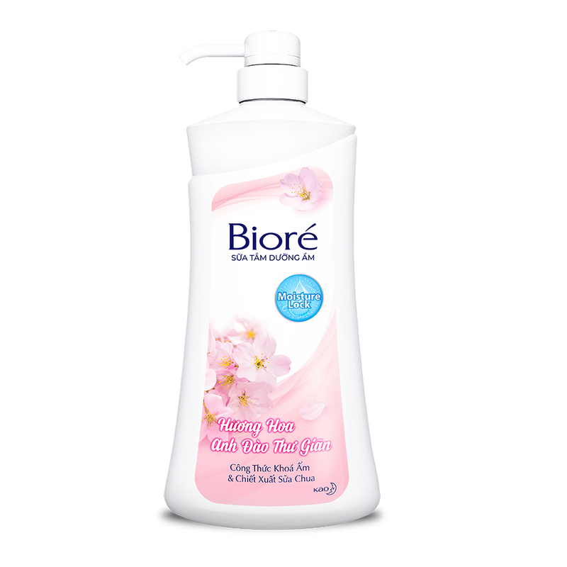 Sữa Tắm Bioré Dưỡng Ẩm - Hương Hoa Anh Đào 530g