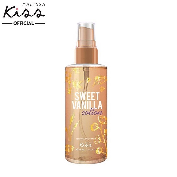 Xịt Thơm Malissa Kiss Sweet Vanilla 88ml