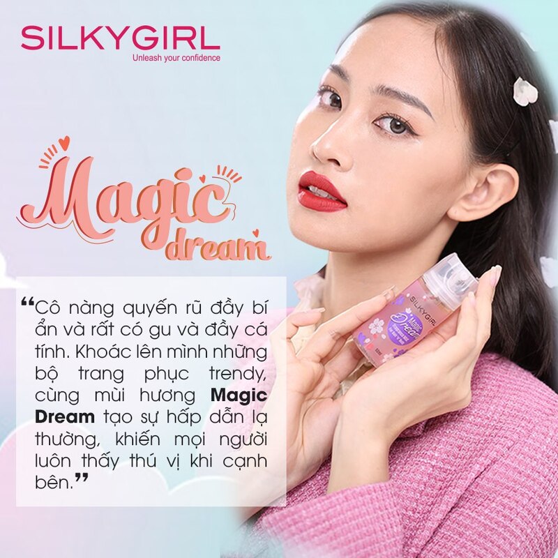Xịt Thơm SilkyGirl Toàn Thân Và Tóc - Magic Dream 50ml