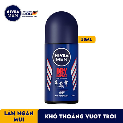 Lăn Khử Mùi Nivea Men Khô Thoáng 50ml
