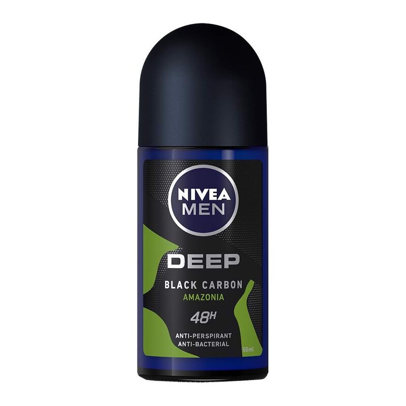 Lăn Ngăn Mùi Nivea Men Than Hoạt Tính Hương Rừng Amazon 50ml