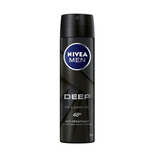 Xịt Khử Mùi Nivea Men - Than Đen Hoạt Tính 150ml