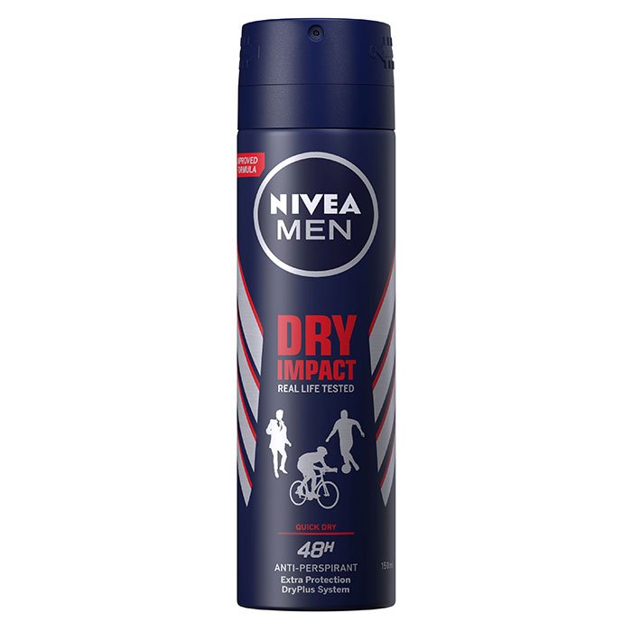 Xịt Khử Mùi Nivea Men - Khô Thoáng 150ml