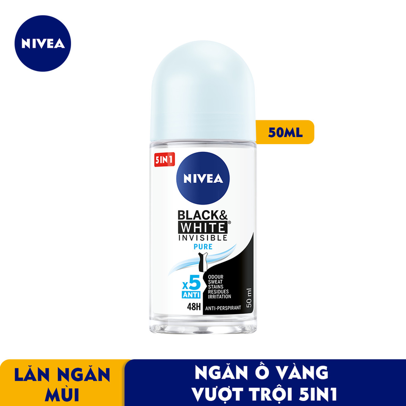 Lăn Ngăn Mùi Nivea Nữ Chống Vệt Ố Vàng 50ml
