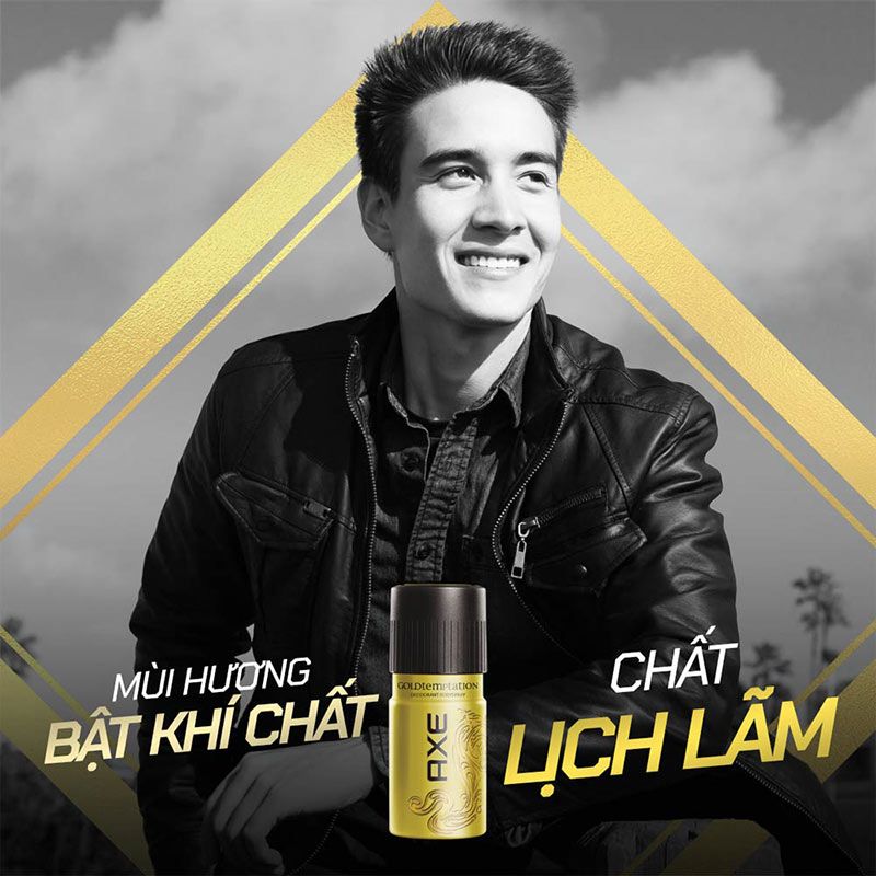 Xịt Khử Mùi Toàn Thân AXE Gold 150ml