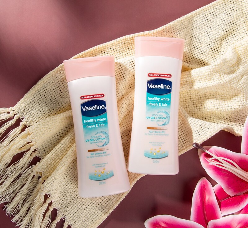 Gel Dưỡng Thể Vaseline Dịu Mát Trắng Da Fresh & Fair 200ml