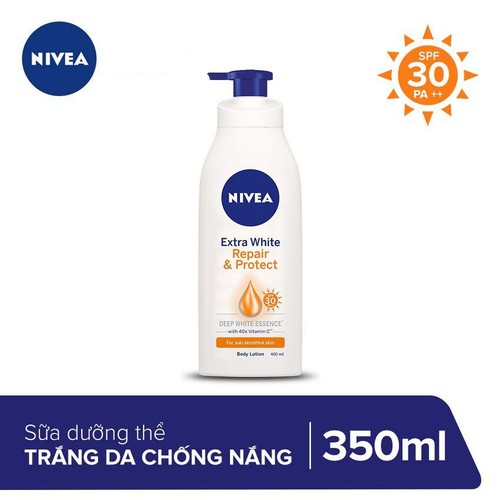 Sữa Dưỡng Thể Nivea Giúp Phục Hồi & Chống Nắng SPF 30 350ml