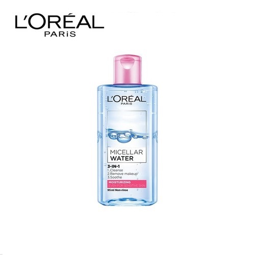 Nước Tẩy Trang Loreal Micellar Water Moisturizing Dưỡng Ẩm Cho Da Thường Khô 95ml