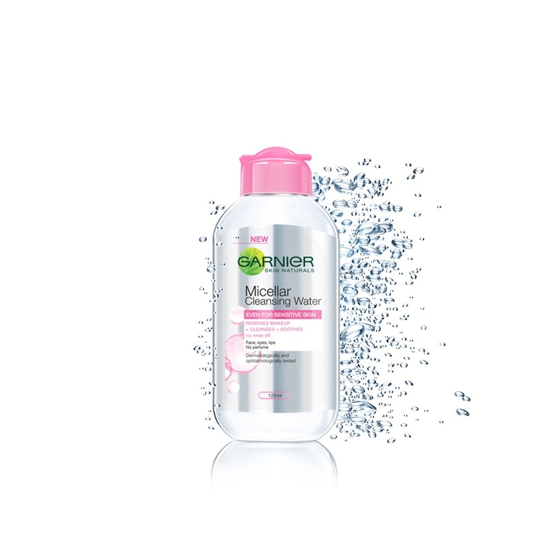 Nước Tẩy Trang Garnier Micellar Cleansing Water For Sensitive Skin Cho Da Nhạy Cảm 125ml