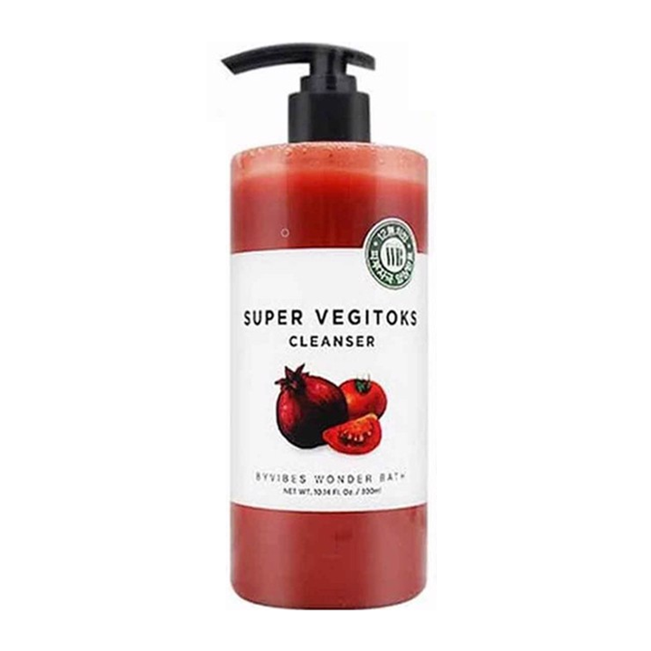 Sữa Rửa Mặt Rau Củ Super Vegitoks Sáng Da 300ml