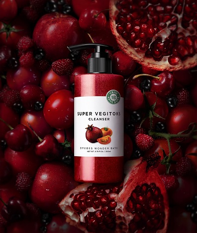 Sữa Rửa Mặt Rau Củ Super Vegitoks Sáng Da 300ml