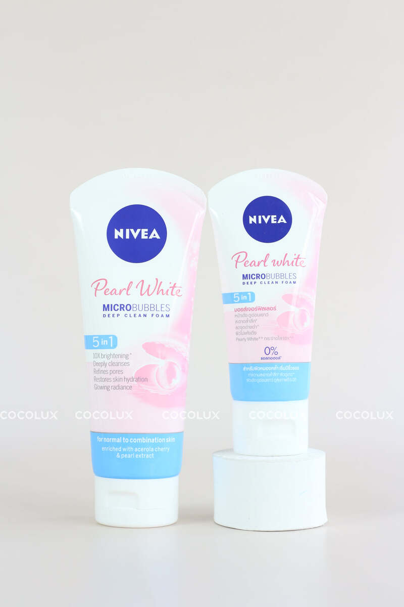 Sữa Rửa Mặt Nivea Nữ Pearl White Trắng Da Ngọc Trai 100g