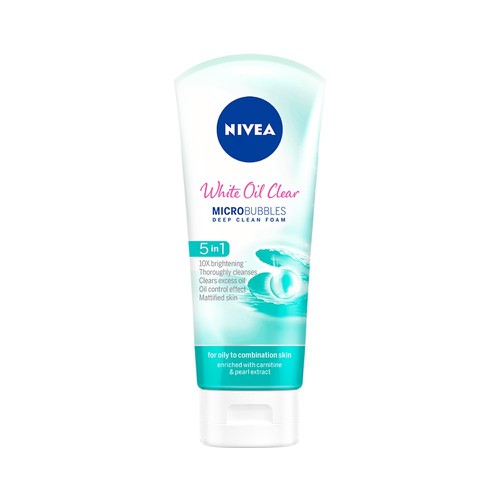 Sữa Rửa Mặt Nivea Nữ White Oil Clear Trắng Da Sạch Nhờn 100g