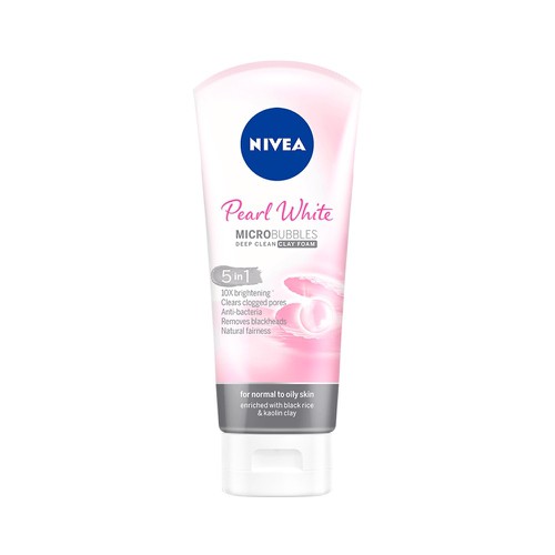 Sữa Rửa Mặt Nivea Nữ Pearl White Trắng Da Đất Sét Ngọc Trai 100g