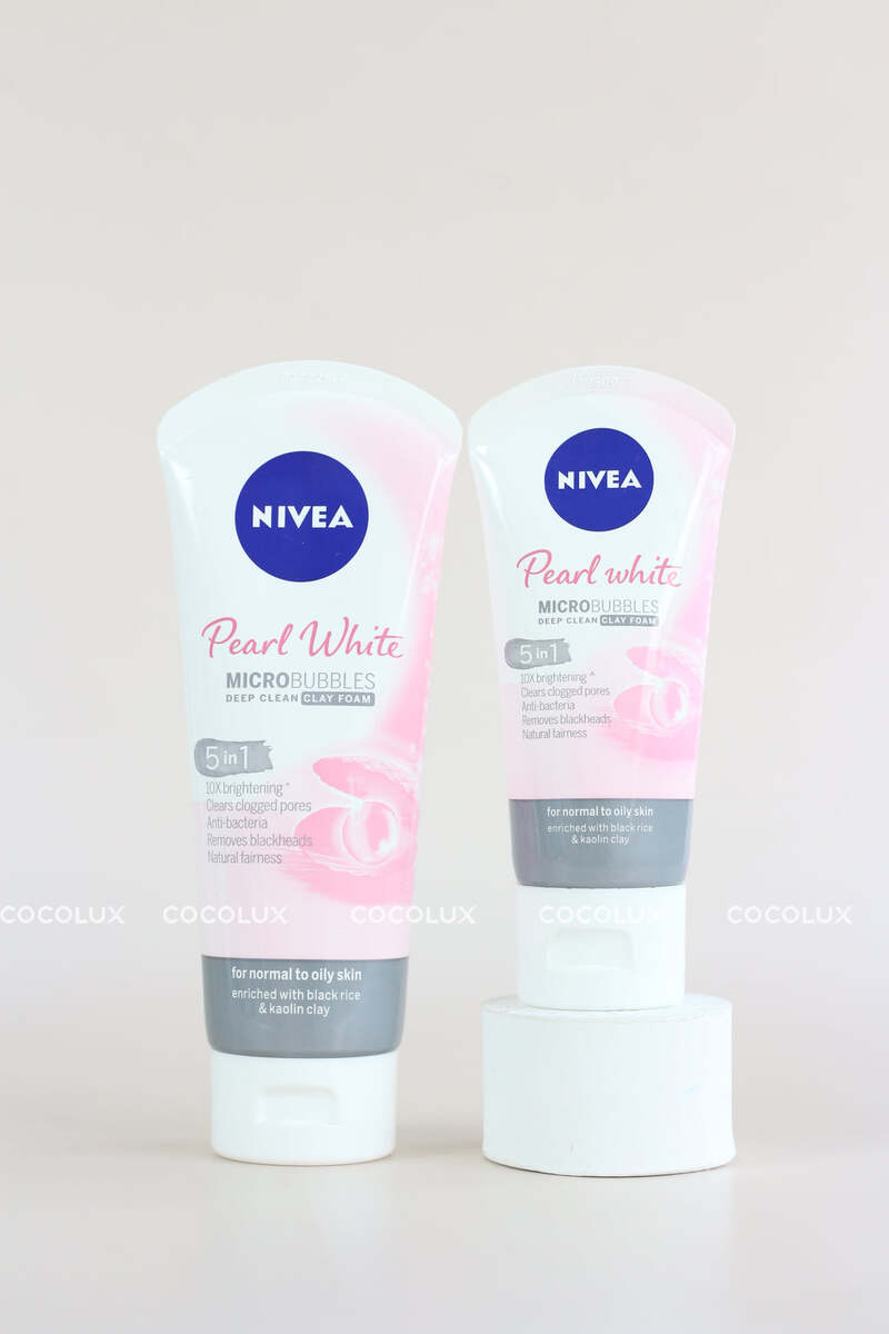 Sữa Rửa Mặt Nivea Nữ Pearl White Trắng Da Đất Sét Ngọc Trai 100g