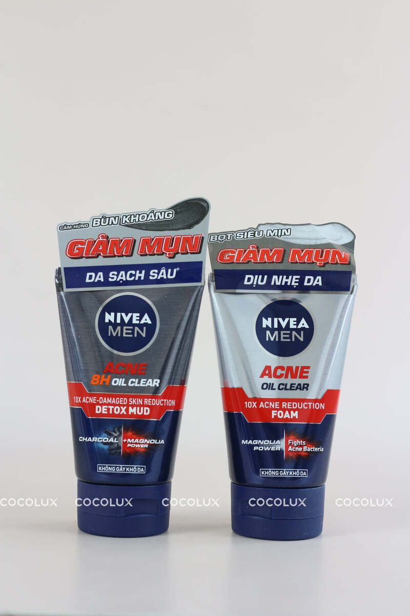  Sữa Rửa Mặt Nivea Men Ngừa Mụn Tối Ưu 100g