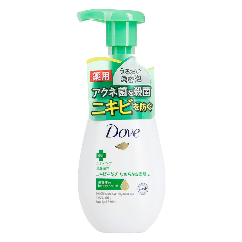 Sữa Rửa Mặt Dove Tinh Chất Serum Dạng Bọt Giúp Ngăn Ngừa Mụn Dịu Nhẹ 160ml