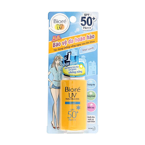 Sữa Chống Nắng Bioré Bảo Vệ Hoàn Hảo - Mát Lạnh 25ml