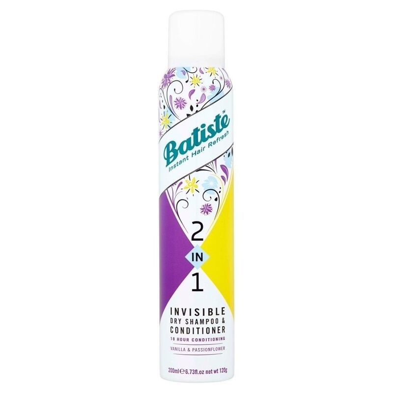 Dầu Gội Khô Batiste 2 In 1 Vanilla Passionflower 200ml