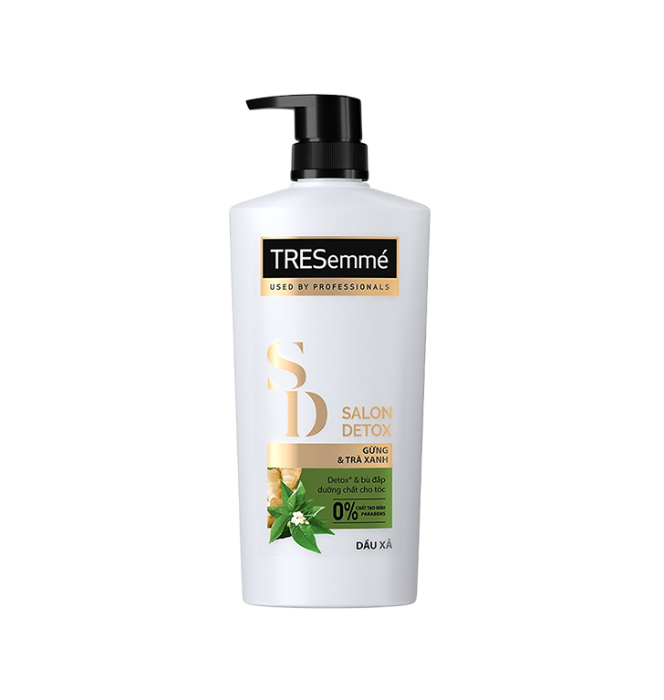 Dầu Xả TRESemmé Gừng Trà Xanh Detox Tóc Chắc Khỏe 620g