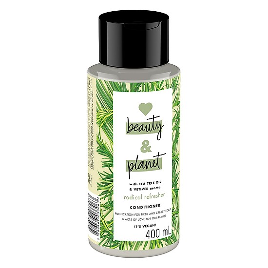 Dầu Xả Love Beauty And Planet Radical Refresher Conditioner Detox Tóc Dầu Bết 400ml
