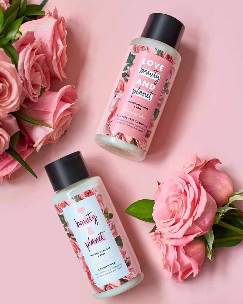 Dầu Xả Love Beauty And Planet Blooming Colour Conditioner Giữ Màu Tóc Nhuộm 400ml