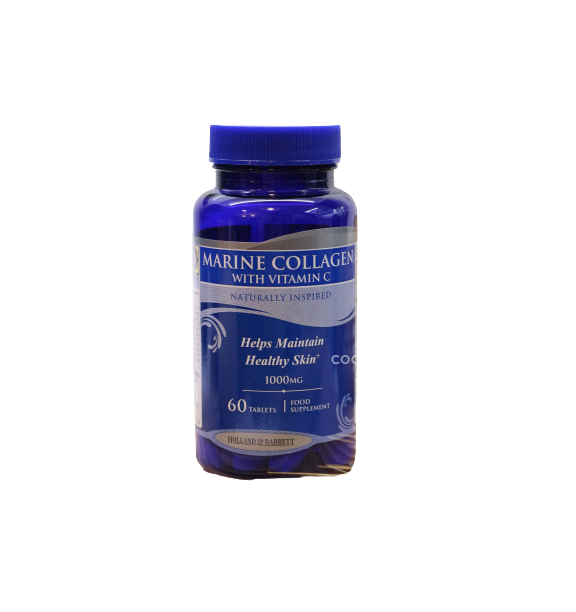 Viên Uống Holland & Barrett Marine Collagen 60 PCS