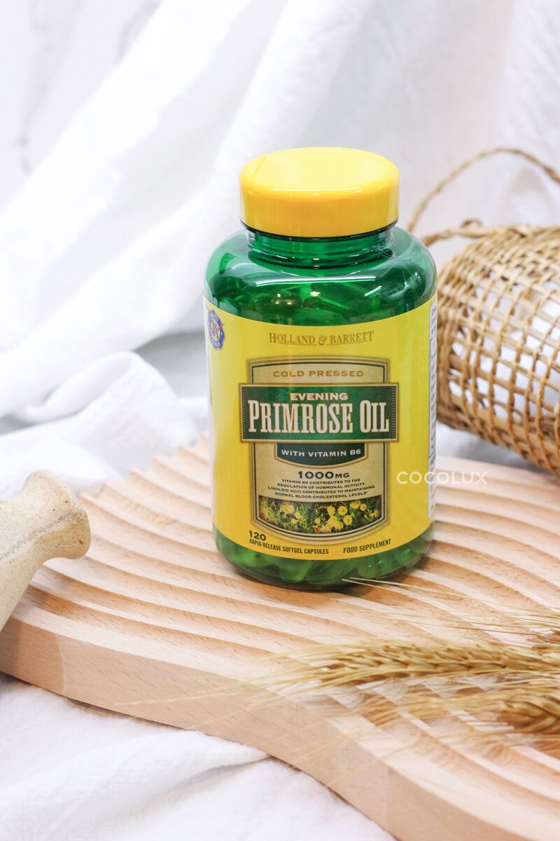 Viên Uống Holland & Barrett Tinh Dầu Hoa Anh Thảo 120 PCS