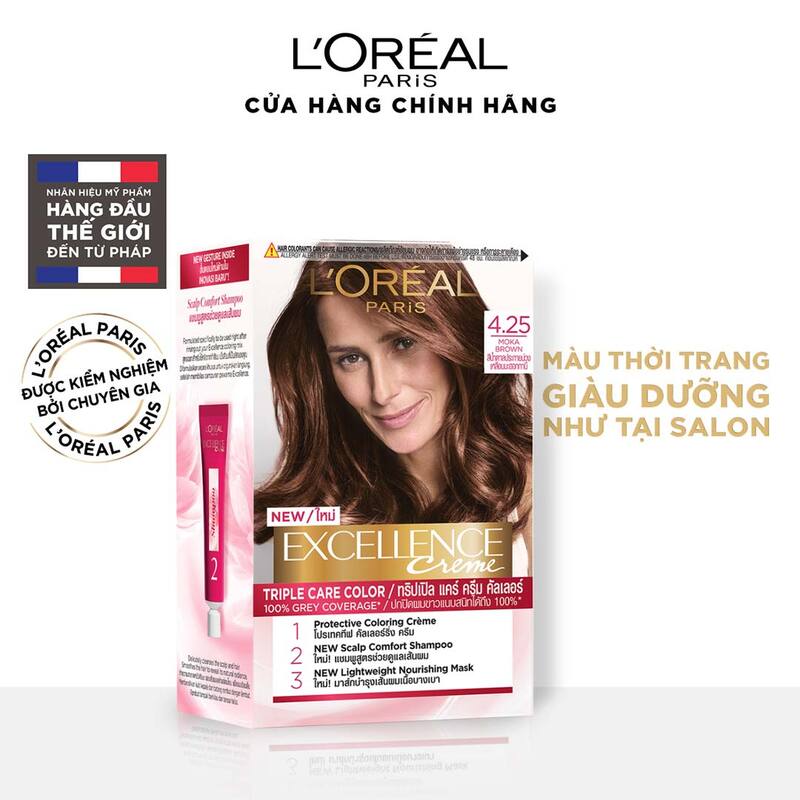 Thuốc Nhuộm Tóc L'OREAL 4.25 Nâu Moka