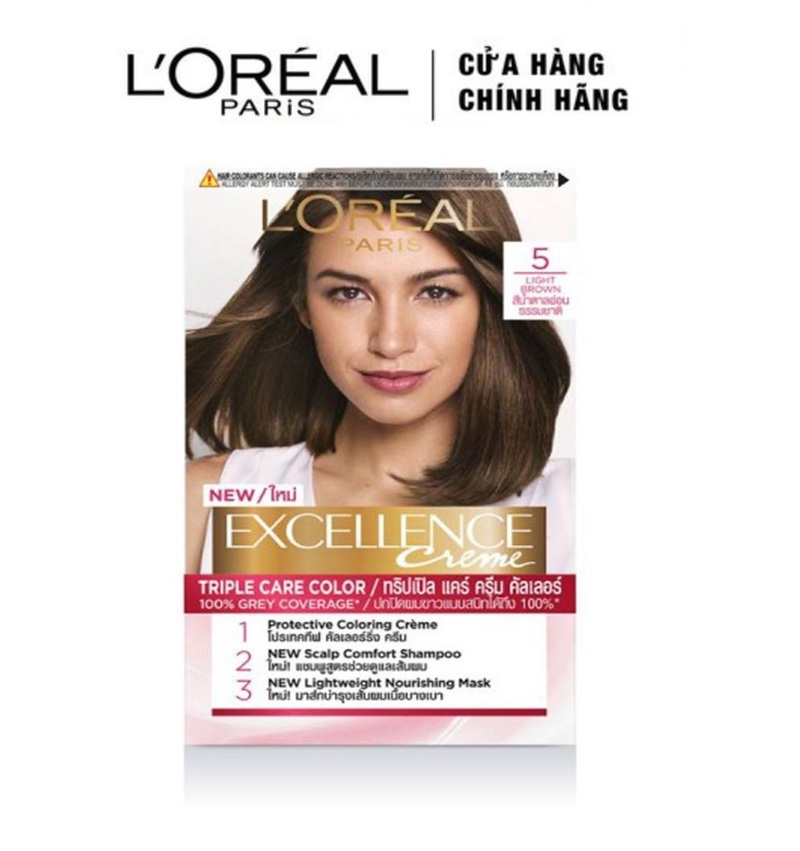 Thuốc Nhuộm Tóc Loreal 5 Nâu Hạt Dẻ