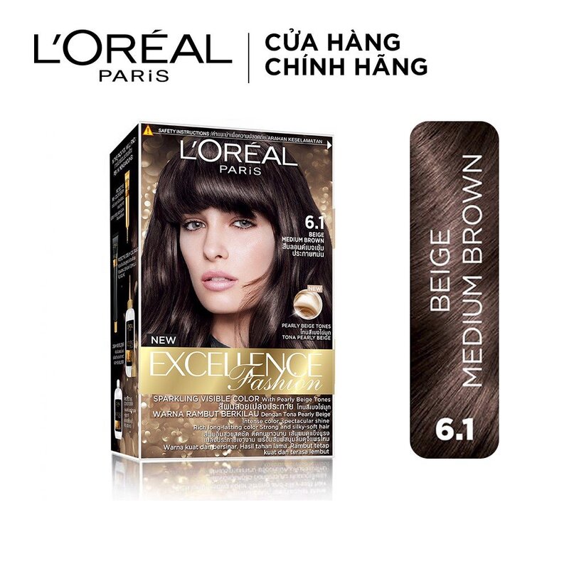 Thuốc Nhuộm Tóc Loreal 6.1 Nâu Khói
