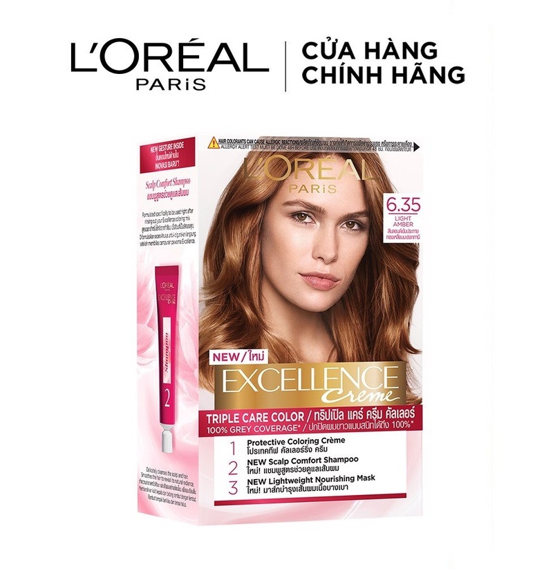 Thuốc Nhuộm Tóc L'OREAL 6.35 Nâu Socola