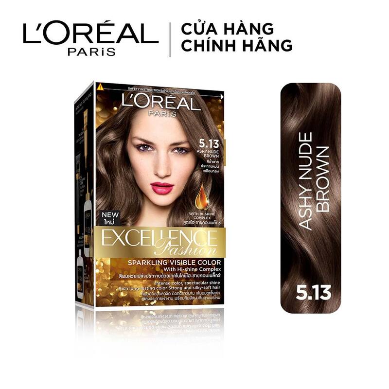 Thuốc Nhuộm Tóc L'OREAL 5.13 Nâu Ánh Tro