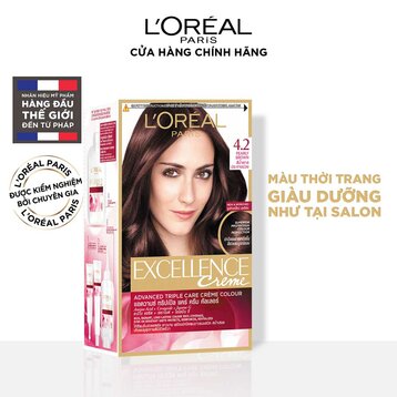 Thuốc Nhuộm Tóc L'OREAL 4.2 Nâu Ánh Tím