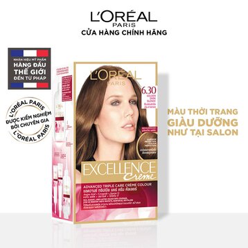 Thuốc Nhuộm Tóc L'OREAL 6.30 Nâu Ánh Vàng