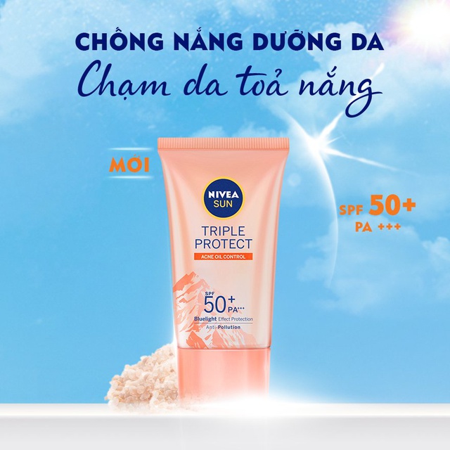 Kem Chống Nắng Nivea Kiểm Soát Nhờn Muối Himalaya 40ml