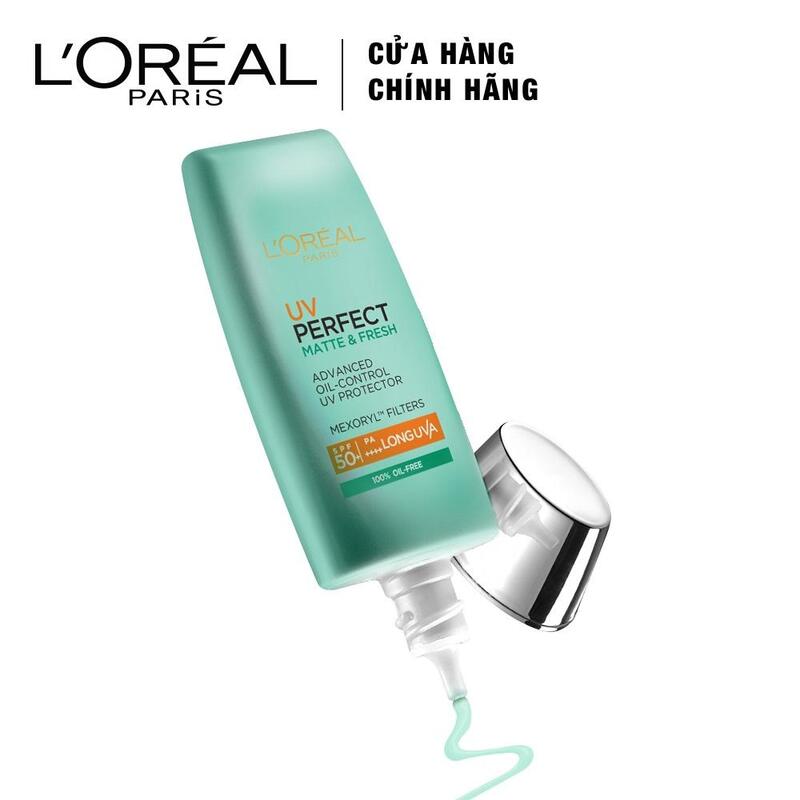 Kem Chống Nắng L'Oréal Kiềm Dầu Thoáng Mịn Da 30ml