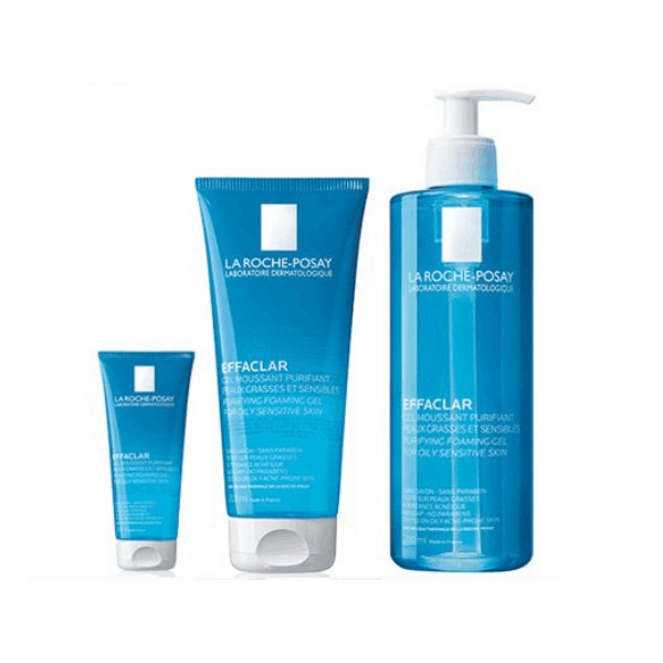Gel Rửa Mặt La Roche-Posay Effaclar Moussant Purifiant Tạo Bọt Cho Da Dầu, Nhạy Cảm 400ml
