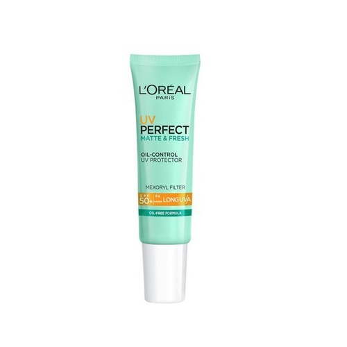Kem Chống Nắng Loreal UV Perfect Matte & Fresh Kiềm Dầu Thoáng Mịn Da 15ml