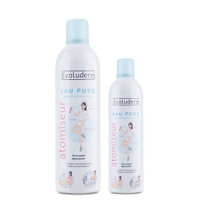Xịt Khoáng Evoluderm Atomiseur Eau Pure Dưỡng Ẩm Cấp Nước & Làm Dịu Da 150ml