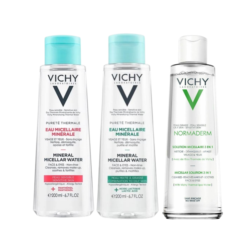 Nước Tẩy Trang VICHY Giàu Khoáng Chất Cho Da Nhạy Cảm 200ml