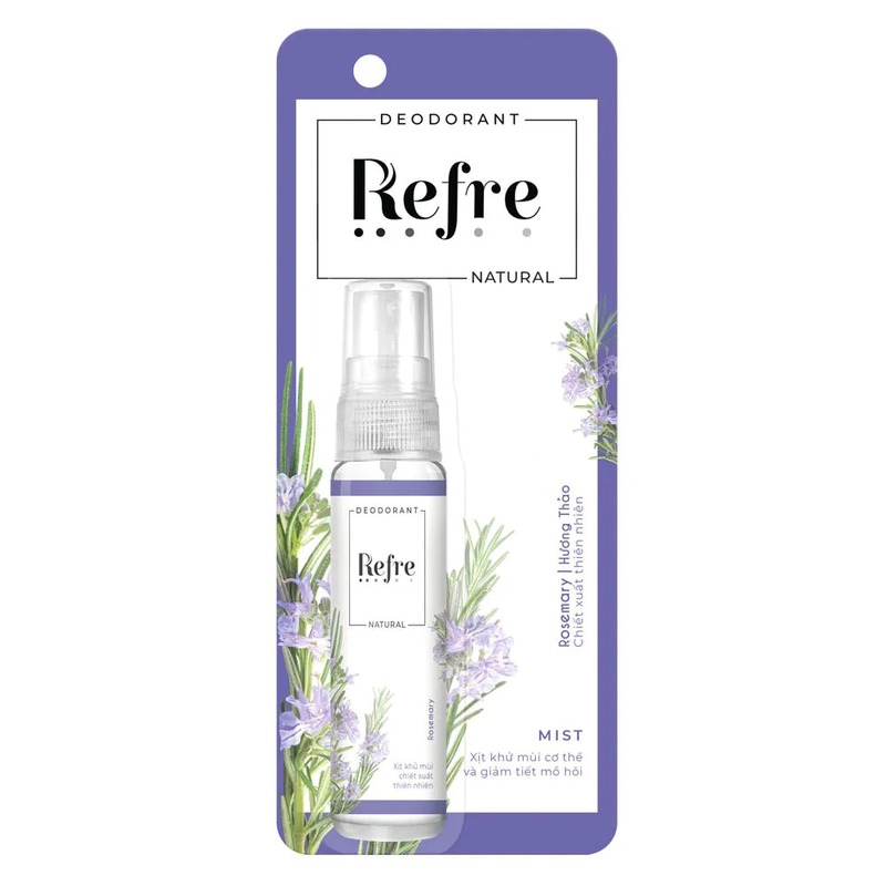 Xịt Khử Mùi Refre Hương Thảo 30ml